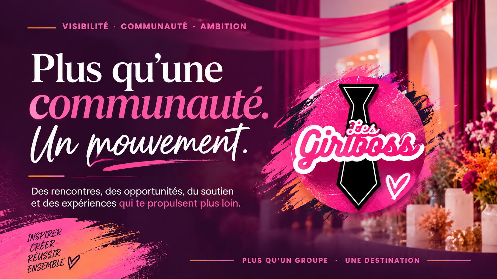 Page publique Girlboss — plus qu'une communauté, un mouvement