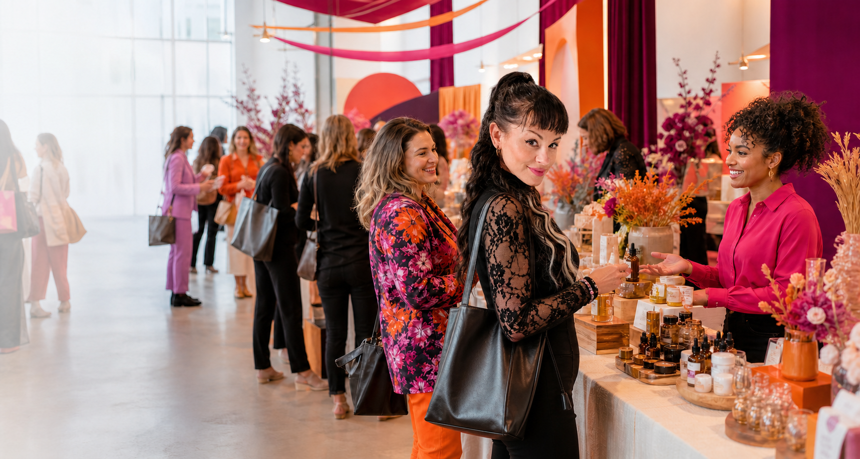 Éloïse Jean au cœur d’un salon Girlboss coloré